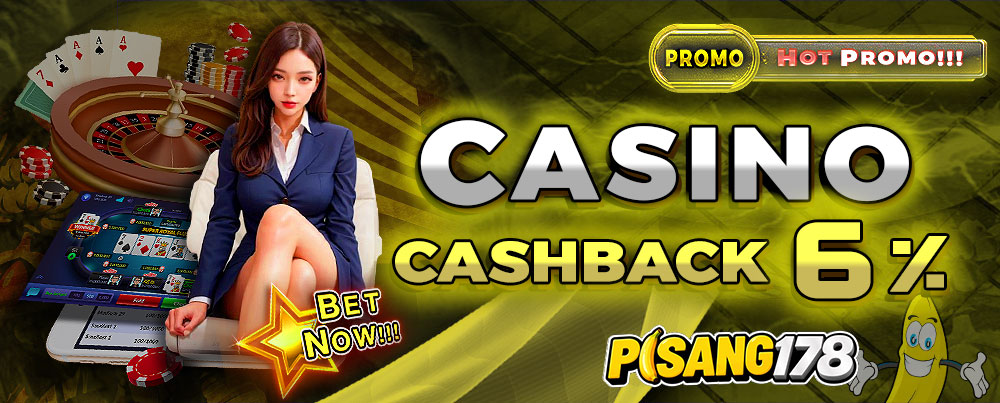 BONUS KASINO CASHBACK 6%!!!